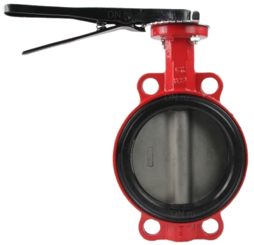 Затвор дисковый поворотный ABRA Ду300 Ру16 BUV-VF866D, межфланцевый, корпус - чугун, диск - нержавеющая сталь, рукоятка, EPDM в Твери