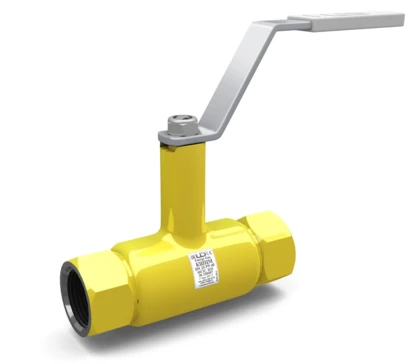 Кран шаровый резьбовой LD КШЦМ Gas 015.040.Н/П.02. стальной ст 20 Ду15 Ру40 МПа в Твери