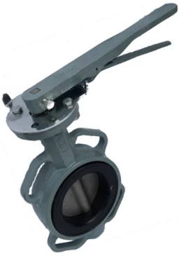 Затвор дисковый поворотный ABRA Ду300 Ру16 BUV-VF863D, межфланцевый, корпус - чугун, диск - нержавеющая сталь, рукоятка, NBR в Твери