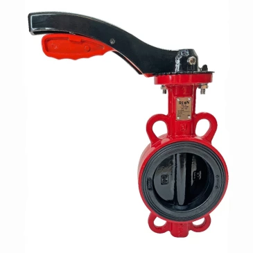 Затвор дисковый поворотный REON Ду50 Ру16 EPDM RSV81RED корпус - чугун, диск - чугун, рукоятка в Твери